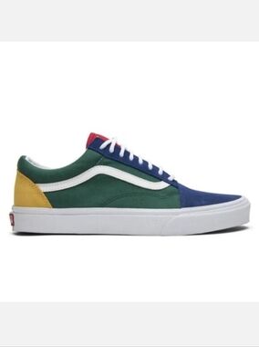 Vans Old Skool Yacht Club Multicolor Suede & Canvas Sneakers - Size 6 Womens
